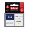 Activejet AH-655YR ink (replacement for HP 655 CZ112AE; Premium; 12 ml; yellow)