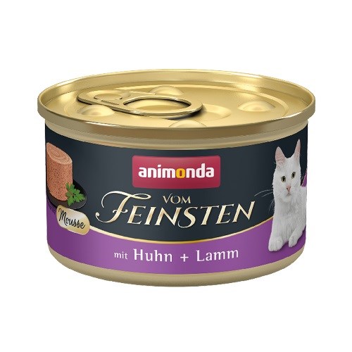 ANIMONDA Vom Feinsten Mousse Chicken and lamb - wet cat food - 85g ANIMONDA Vom Feinsten Mousse Chicken and lamb - wet cat food - 85g