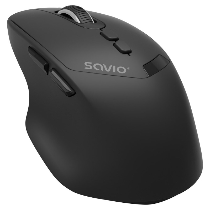Savio MB-06 mouse Universal Ambidextrous Bluetooth 2000 DPI Savio MB-06 mouse Universal Ambidextrous Bluetooth 2000 DPI