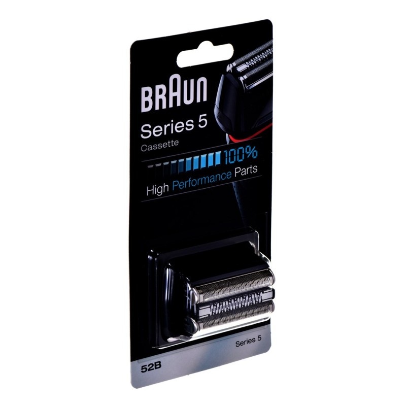 Braun Series 5 52B Electric Shaver Head Replacement Cassette – Black Braun Series 5 52B Electric Shaver Head Replacement Cassette – Black