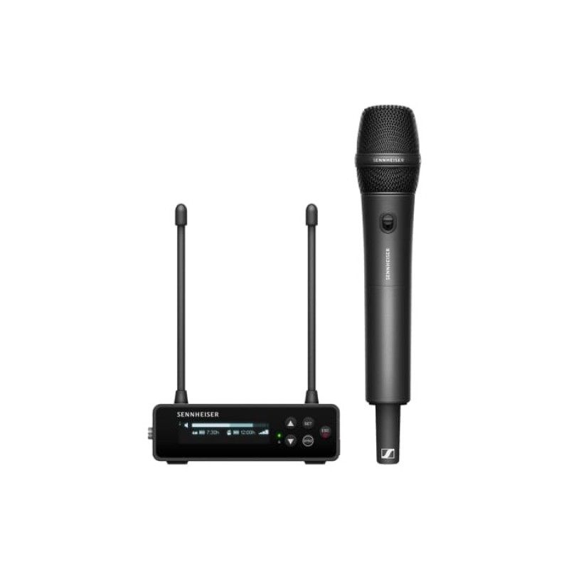Sennheiser EW-DP 835 SET (R4-9) - camera set with miniature transmitter with handheld microphone with MMD 835 capsule, 552-608 MHz Sennheiser EW-DP 835 SET (R4-9) - camera set with miniature transmitter with handheld microphone with MMD 835 capsule, 552-608 MHz