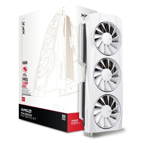 XFX Quicksilver Radeon RX 9070 XT Gaming Edition AMD 16 GB GDDR6 XFX Quicksilver Radeon RX 9070 XT Gaming Edition AMD 16 GB GDDR6