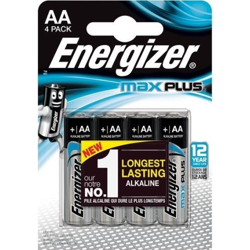 ENERGIZER BATTERY MAX PLUS AA LR6, 4 ECO ENERGIZER BATTERY MAX PLUS AA LR6, 4 ECO