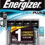 ENERGIZER BATTERY MAX PLUS AA LR6, 4 ECO