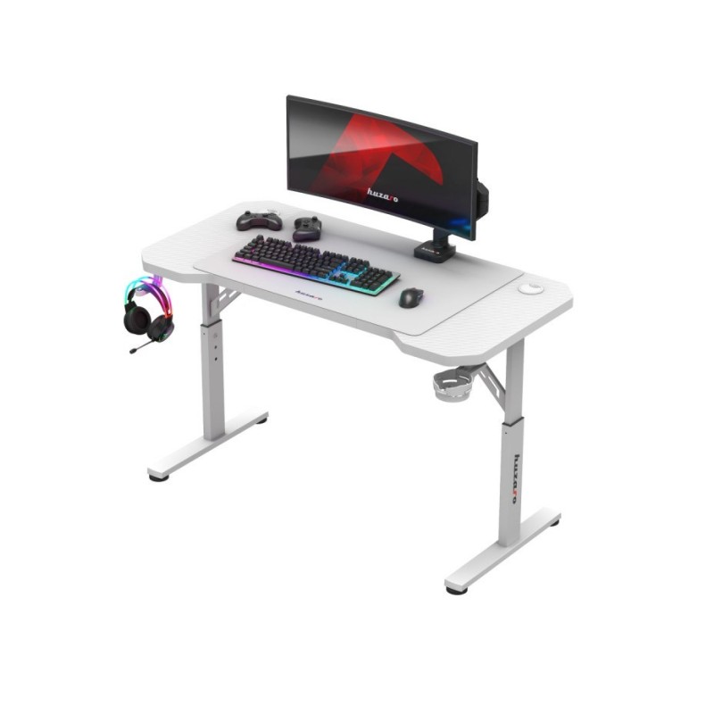 Huzaro Hero 2.6 White gaming desk Huzaro Hero 2.6 White gaming desk