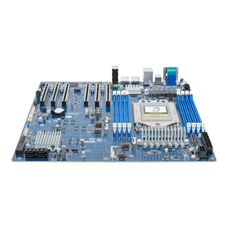 Płyta główna Gigabyte MH53-G40 1x sTR5 AMD ryzen Threadripper PRO 7000 WRX90 (8X DIMM, 4x SATA, 1x MCIO 8i, 4xM.2, 2x 10Gbe, E-ATX) Płyta główna Gigabyte MH53-G40 1x sTR5 AMD ryzen Threadripper PRO 7000 WRX90 (8X DIMM, 4x SATA, 1x MCIO 8i, 4xM.2, 2x 10Gbe, E-ATX)