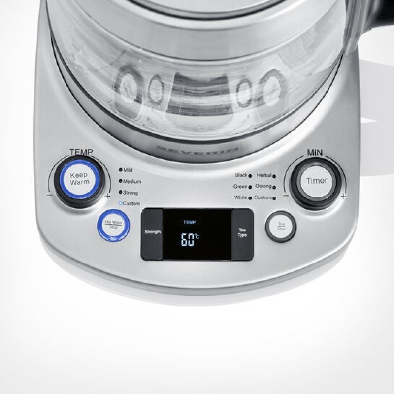 SEVERIN ELECTRIC KETTLE, GLASS, 1,7L, 3000W WK3422 SEVERIN ELECTRIC KETTLE, GLASS, 1,7L, 3000W WK3422