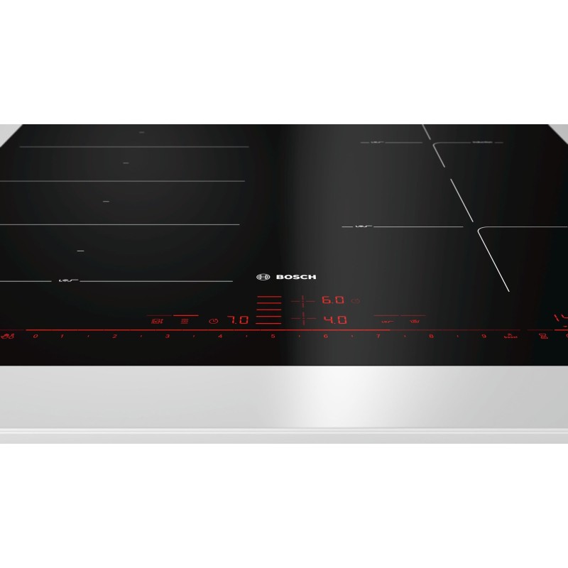 Bosch Serie 8 PXE601DC1E hob Black Built-in Zone induction hob 4 zone(s) Bosch Serie 8 PXE601DC1E hob Black Built-in Zone induction hob 4 zone(s)
