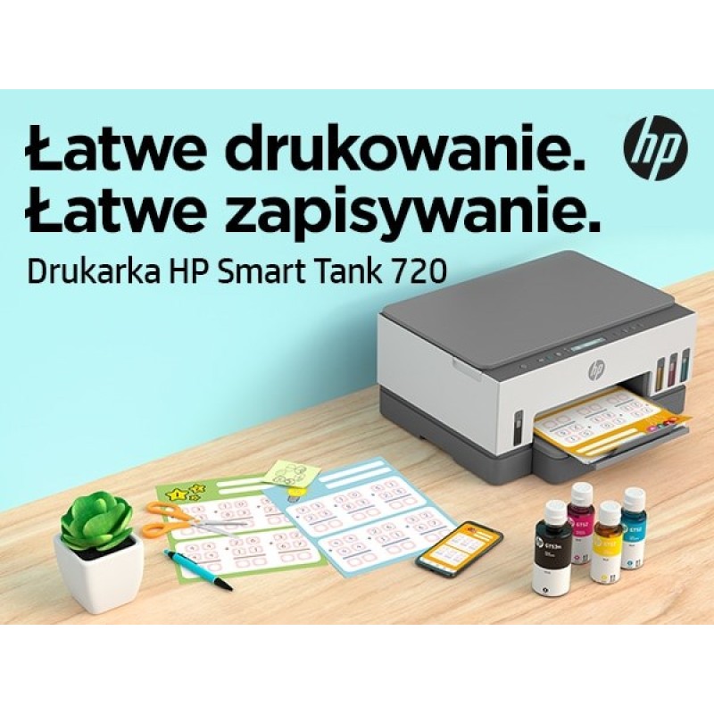 HP Smart Tank 720 All-in-One Thermal inkjet A4 4800 x 1200 DPI 15 ppm Wi-Fi HP Smart Tank 720 All-in-One Thermal inkjet A4 4800 x 1200 DPI 15 ppm Wi-Fi
