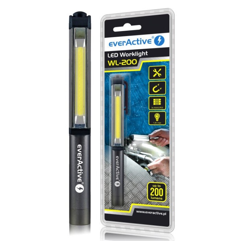 Flashlight everActive WL-200 3W COB LED Flashlight everActive WL-200 3W COB LED