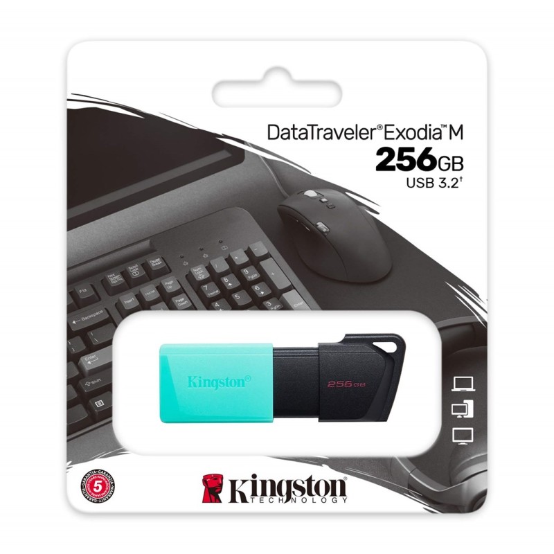 Kingston Exodia 256GB USB 3.2.Teal Kingston Exodia 256GB USB 3.2.Teal