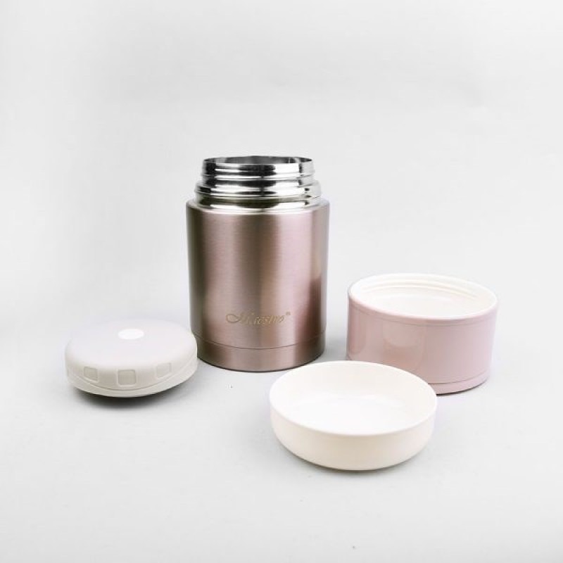 Dinner thermos Maestro MR-1636-80 800 ml, pink Dinner thermos Maestro MR-1636-80 800 ml, pink