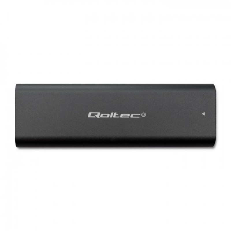 Qoltec 50312 storage drive enclosure SSD enclosure Black M.2 Qoltec 50312 storage drive enclosure SSD enclosure Black M.2