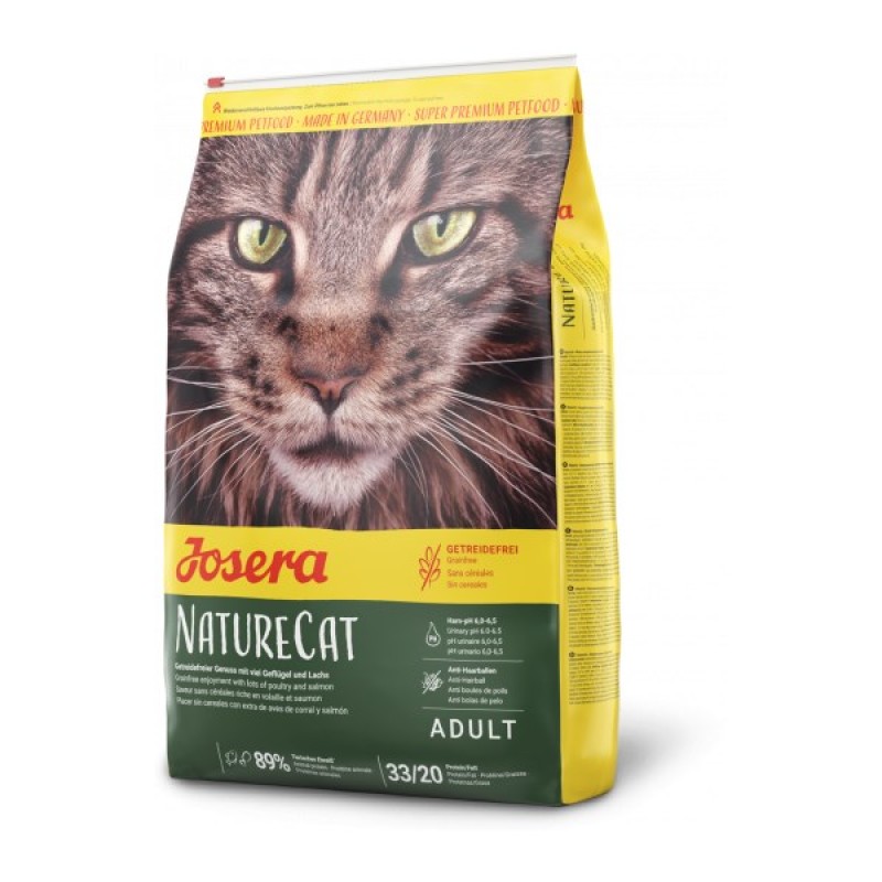 Josera NatureCat cats dry food 2 kg Adult Poultry, Salmon