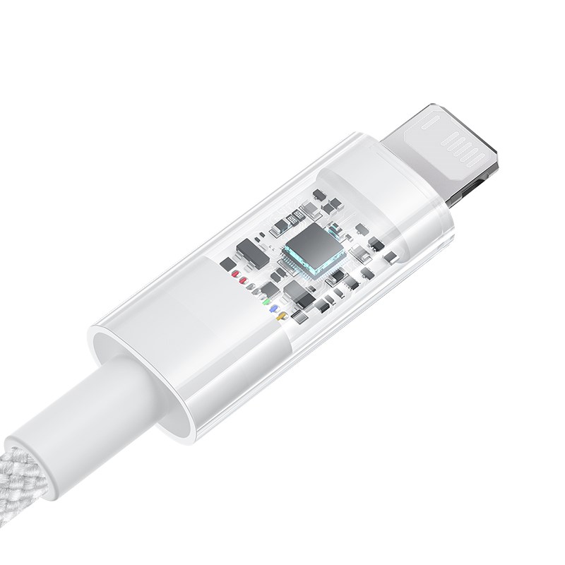 Baseus Gem USB to IP 2.4A fast charging cable 2 m White Baseus Gem USB to IP 2.4A fast charging cable 2 m White