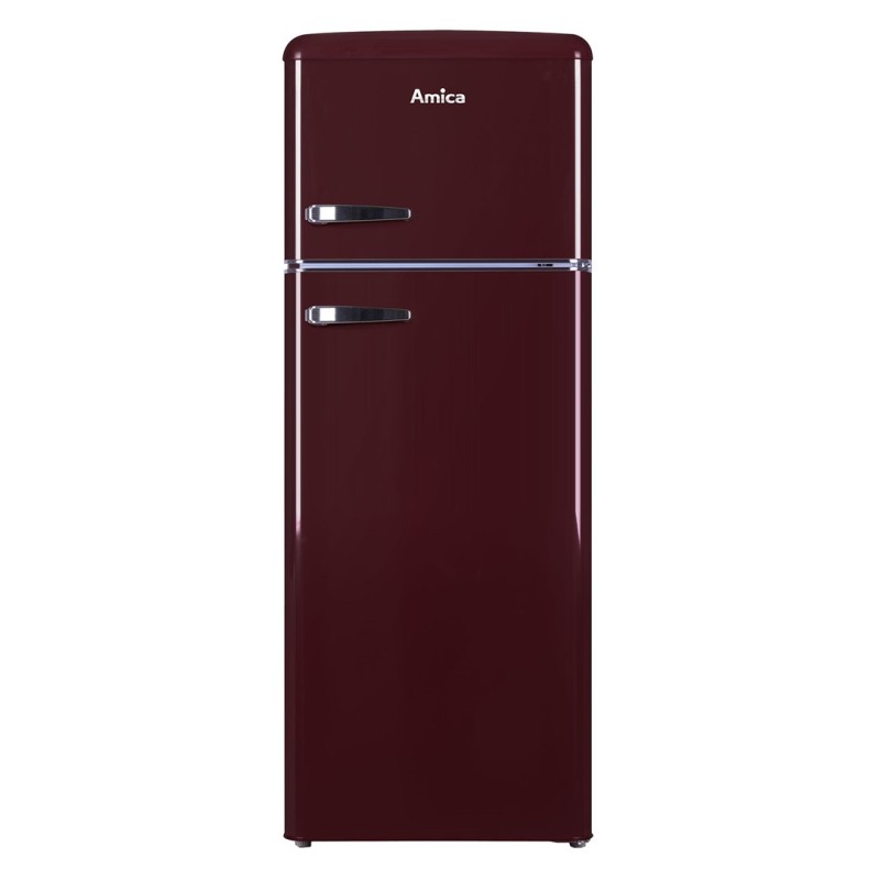 Amica KGC 15631 R fridge-freezer Freestanding 208 L E Bordeaux