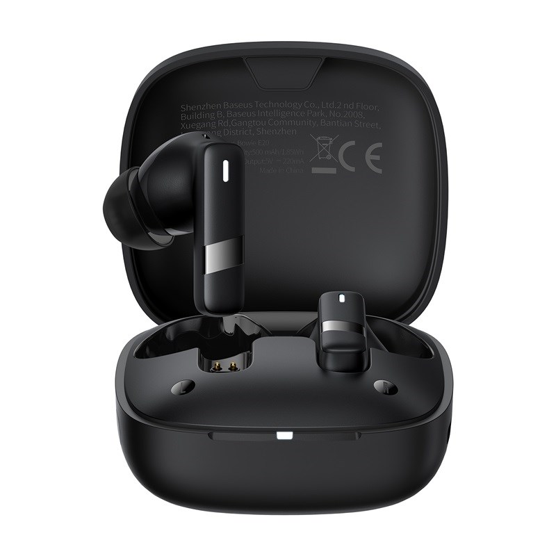Baseus Bowie E20 Headset Wireless In-ear Calls/Music Bluetooth Black Baseus Bowie E20 Headset Wireless In-ear Calls/Music Bluetooth Black