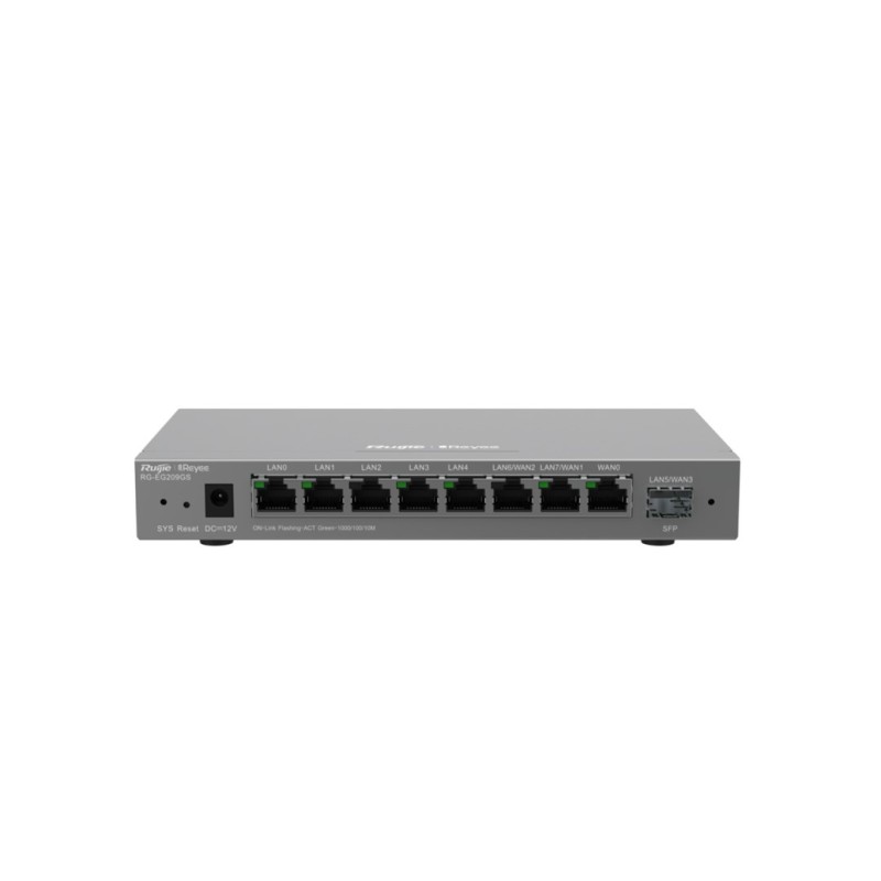 Ruijie Networks RG-EG209GS wired router Gigabit Ethernet Grey Ruijie Networks RG-EG209GS wired router Gigabit Ethernet Grey