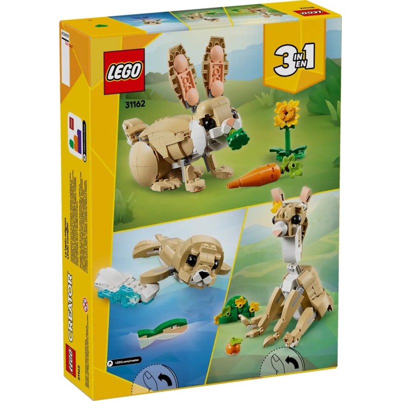 LEGO CREATOR 3 IN 1 31162 Cute Bunny LEGO CREATOR 3 IN 1 31162 Cute Bunny