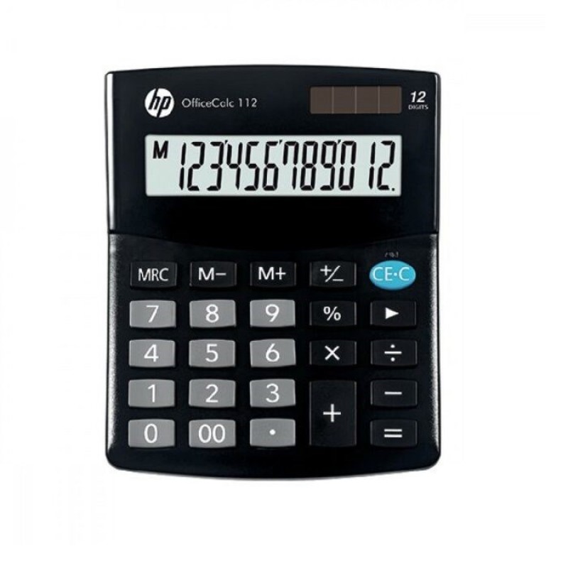 HP-OC 112/INT BX office calculator black HP-OC 112/INT BX office calculator black