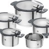 ZWILLING SIMPLIFY 66870-005-0 Pots set Stainless steel 5 pcs. Silver Black