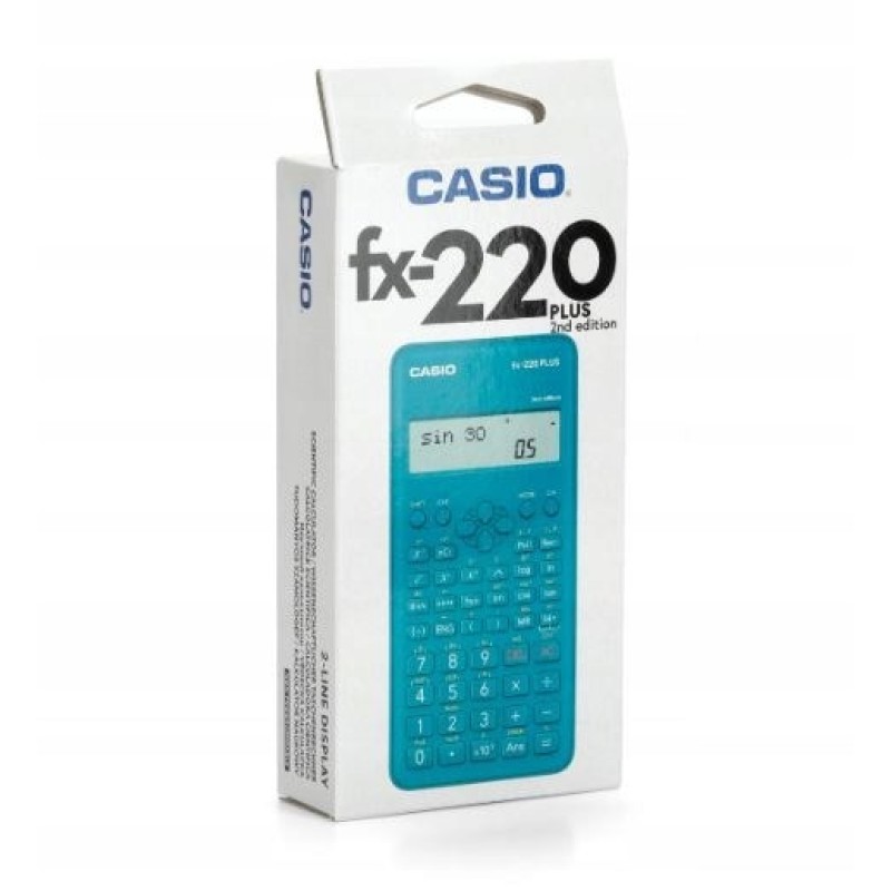 CASIO CALCULATOR SCIENTIFIC FX-220PLUS-2 BLUE, 12 DIGIT DISPLAY CASIO CALCULATOR SCIENTIFIC FX-220PLUS-2 BLUE, 12 DIGIT DISPLAY