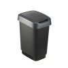 ROTHO Twist Silver - trash bin – 25l