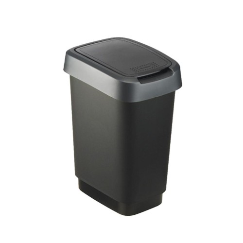 ROTHO Twist Silver - trash bin – 25l