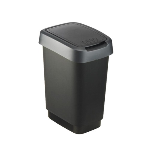 ROTHO Twist Silver - trash bin – 25l