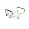 Raising toilet seat with foldable handrails AT51205 Raising toilet seat with foldable handrails AT51205