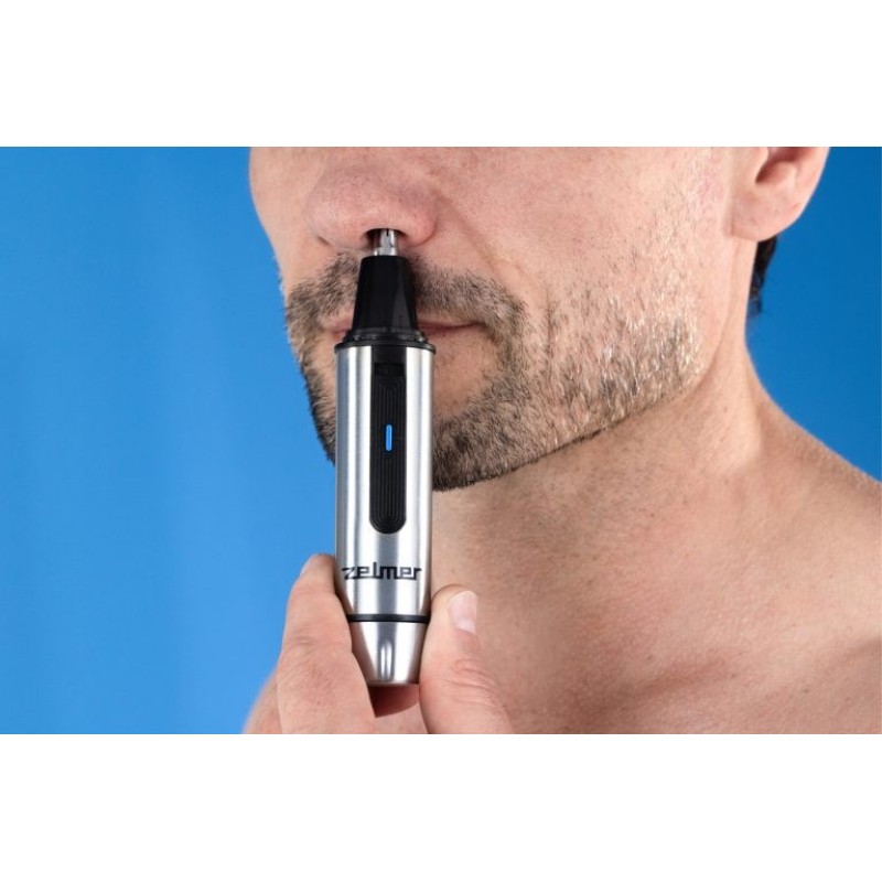 Zelmer ZNT0300 beard trimmer Battery Black, Stainless steel Zelmer ZNT0300 beard trimmer Battery Black, Stainless steel