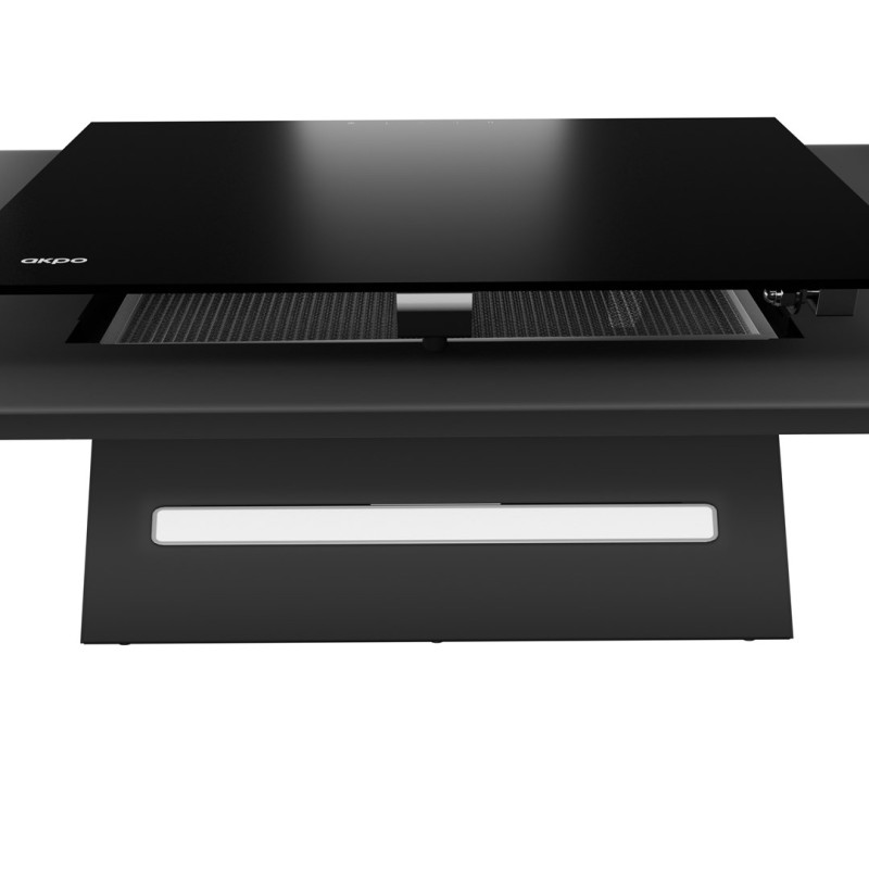 Okap AKPO WK-4 NERO LINE 2.0 50 CZARNY T300 Liniowy LED/Siłownik Okap AKPO WK-4 NERO LINE 2.0 50 CZARNY T300 Liniowy LED/Siłownik