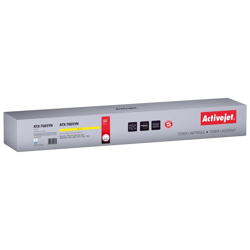 Activejet ATX-7665YN Toner (replacement for Xerox 006R01450; Supreme; 34000 pages; yellow) Activejet ATX-7665YN Toner (replacement for Xerox 006R01450; Supreme; 34000 pages; yellow)