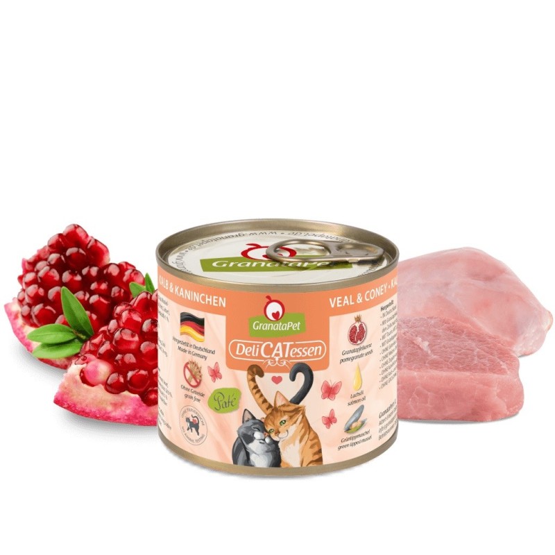 GRANATAPET DeliCATessen Veal and coney - wet cat food - 200g GRANATAPET DeliCATessen Veal and coney - wet cat food - 200g