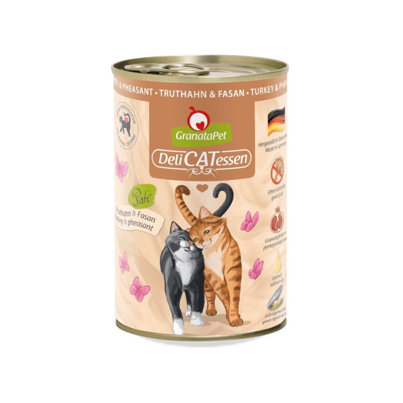 GRANATAPET DeliCATessen Turkey and pheasant - wet cat food - 400g GRANATAPET DeliCATessen Turkey and pheasant - wet cat food - 400g