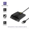 Qoltec 50634 Intelligent Smart ID chip card reader SCR-0634 | USB Type C Qoltec 50634 Intelligent Smart ID chip card reader SCR-0634 | USB Type C