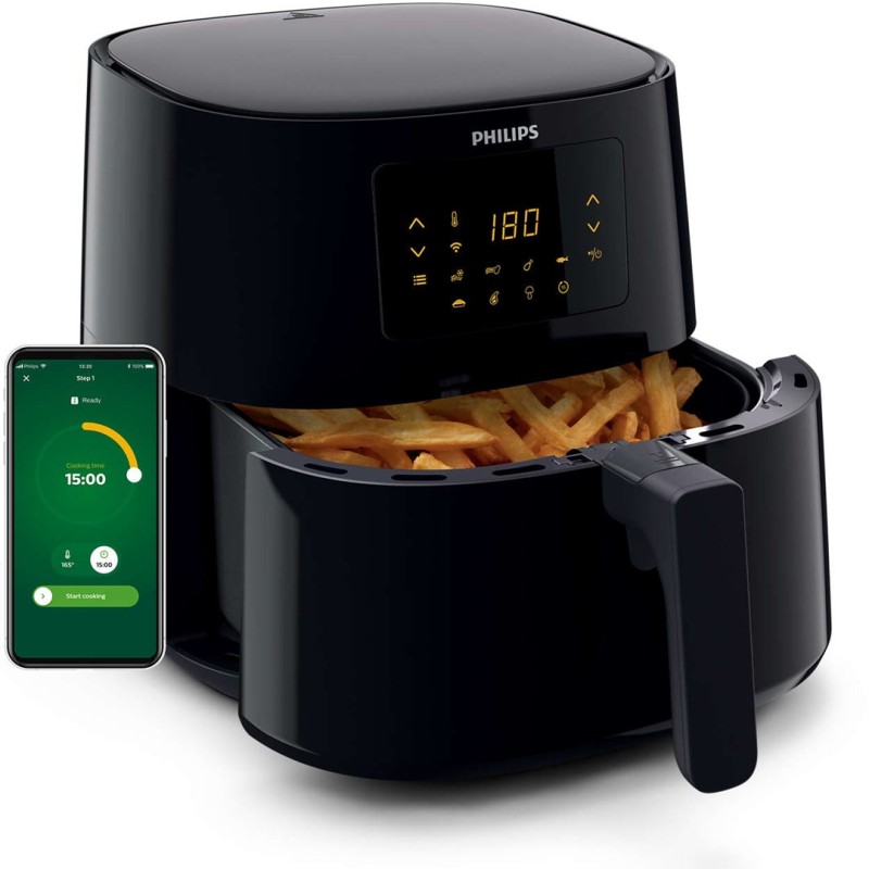 Philips Essential HD9280/70 fryer Single 6.2 L 2000 W Deep fryer Black, Silver Philips Essential HD9280/70 fryer Single 6.2 L 2000 W Deep fryer Black, Silver