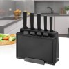 Maestro MR-1412-BLACK Knife set with block + Cutting board set Black Maestro MR-1412-BLACK Knife set with block + Cutting board set Black