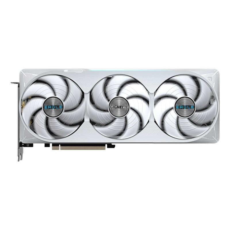 GIGABYTE GeForce RTX 5070 Ti EAGLE OC ICE SFF 16G Graphics Card - 16GB GDDR7, 256bit, PCI-E 5.0, 2542 MHz Core Clock, 3 x DP 2.1a, 1 x HDMI 2.1b, NVIDIA DLSS 4, GV-N507TEAGLEOC ICE-16GD GIGABYTE GeForce RTX 5070 Ti EAGLE OC ICE SFF 16G Graphics Card - 16GB GDDR7, 256bit, PCI-E 5.0, 2542 MHz Core Clock, 3 x DP 2.1a, 1 x HDMI 2.1b, NVIDIA DLSS 4, GV-N507TEAGLEOC ICE-16GD