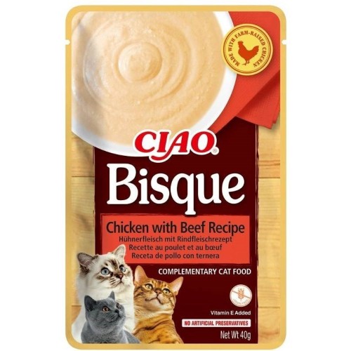 INABA Ciao Bisque Chicken with beef - cat treats - 40g INABA Ciao Bisque Chicken with beef - cat treats - 40g