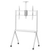 Maclean TV stand / cart, camera shelf, on casters, 55-100