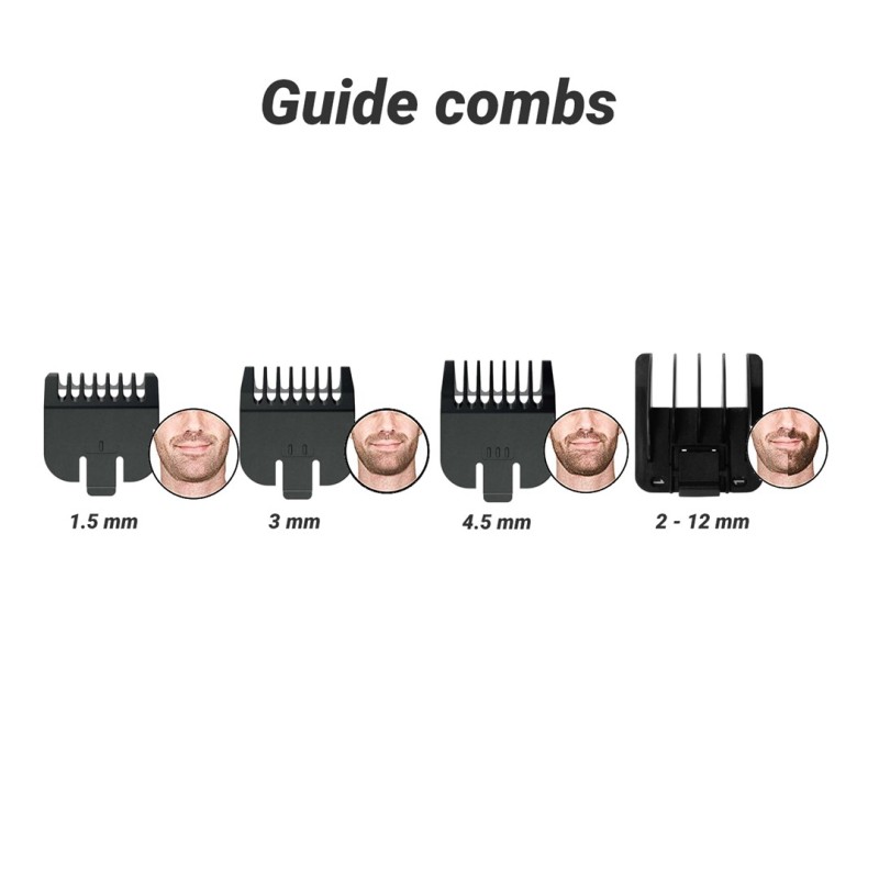 Wahl GroomsMan Pro Battery Black, Stainless steel Wahl GroomsMan Pro Battery Black, Stainless steel