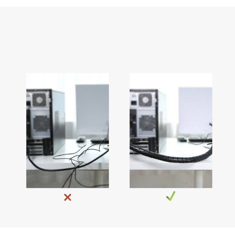 Ugreen cable organiser cover 1.5 m LP121 Ugreen cable organiser cover 1.5 m LP121