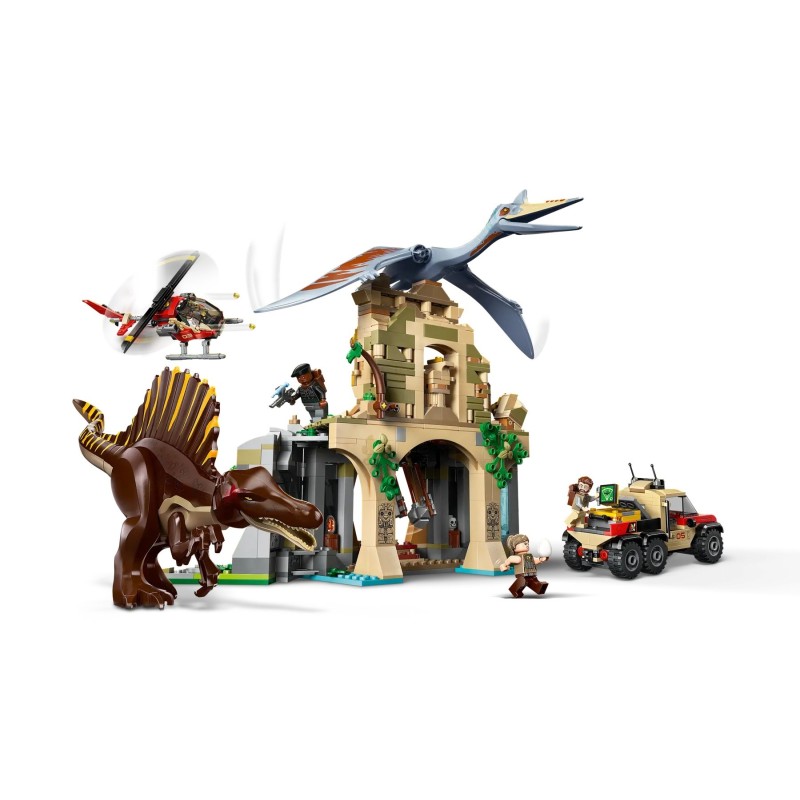 LEGO JURASSIC WORLD 76976 Spinosaurus & Quetzalcoatlus Air Mission