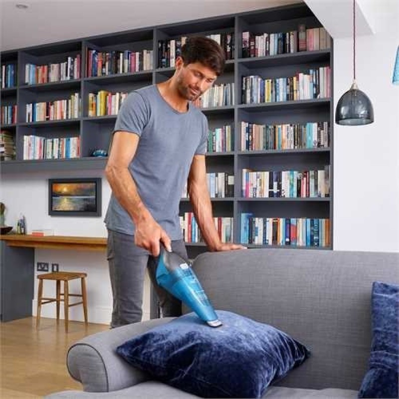 Black & Decker WDC215WA handheld vacuum Blue, Titanium Bagless Black & Decker WDC215WA handheld vacuum Blue, Titanium Bagless