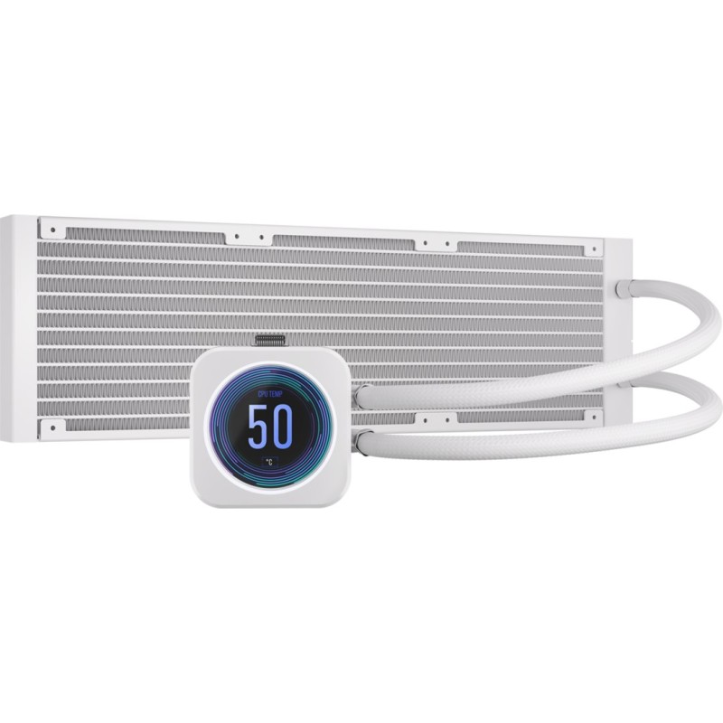 Corsair CW-9060077-WW computer cooling system Processor All-in-one liquid cooler 12 cm White 1 pc(s) Corsair CW-9060077-WW computer cooling system Processor All-in-one liquid cooler 12 cm White 1 pc(s)