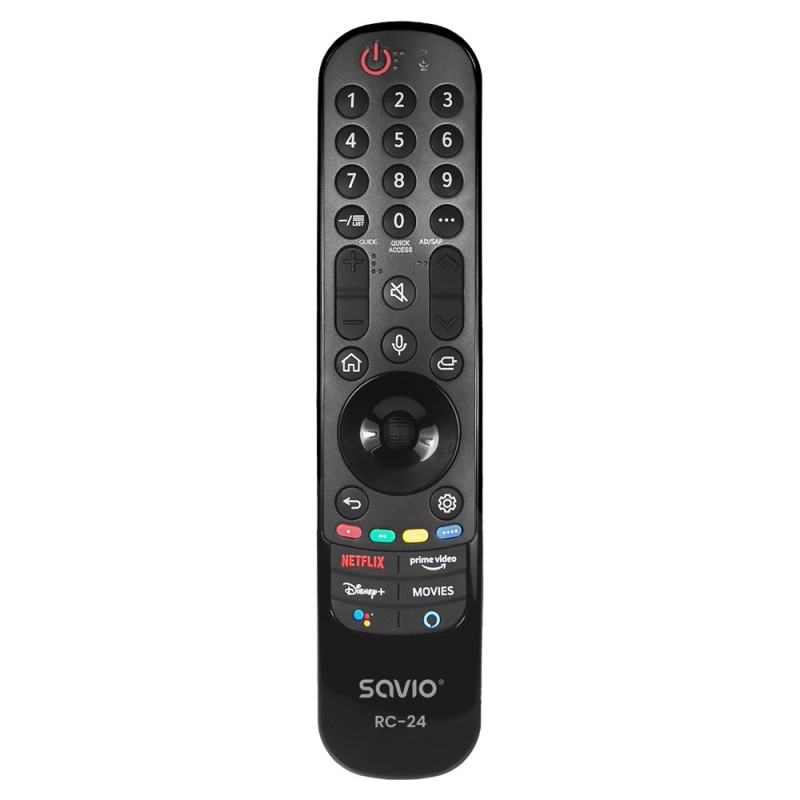 SAVIO RC-24 Universal/Replacement Remote for LG TV – SMART TV SAVIO RC-24 Universal/Replacement Remote for LG TV – SMART TV