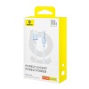 Baseus Gem USB A to USB C fast charging cable 1 m 100 W Blue Baseus Gem USB A to USB C fast charging cable 1 m 100 W Blue