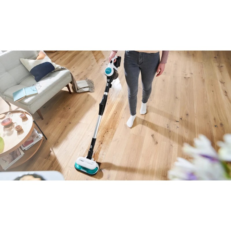Cordless 2-in-1 hoover, vacuuming and mopping Unlimited 7 ProHygienic Aqua White Cordless 2-in-1 hoover, vacuuming and mopping Unlimited 7 ProHygienic Aqua White