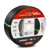 Maclean MCTV-477 coaxial cable 100 m Black
